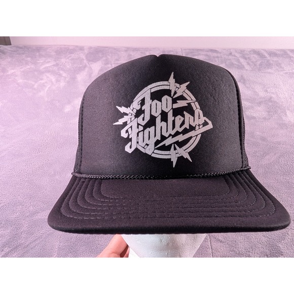 Otto Collection Other - Foo Fighters Black Trucker Hat Otto Collection Band Logo Mesh Snapback Cap